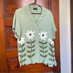 BBP flower stamp pantry shirt